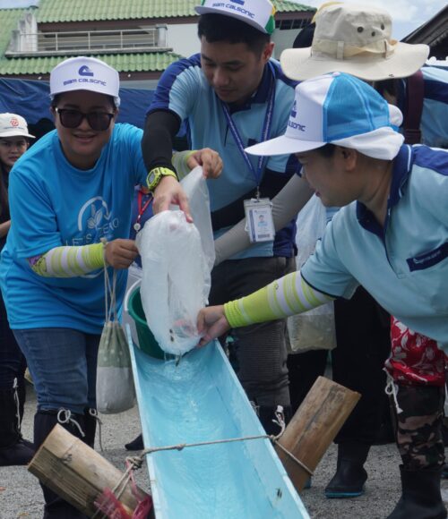 Fish Release and Mangrove Planting Activity to Prevent Global Warming in Honor of Her Majesty the Queen’s Birthday